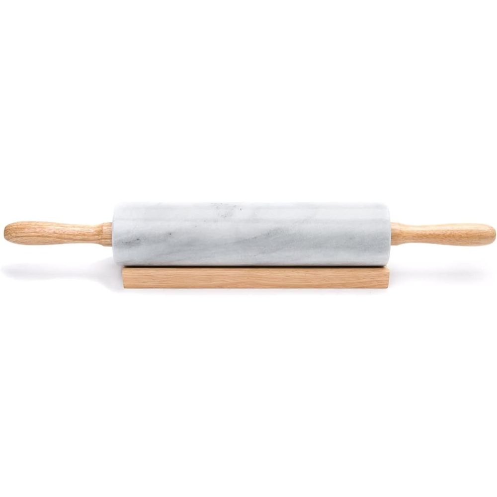 10-Inch White Marble Rolling P - Rolling Pin Marble ulasan dan harga