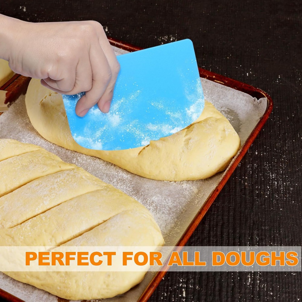 Flexible Plastic Dough Scraper - Dough Scraper Curved ulasan dan harga
