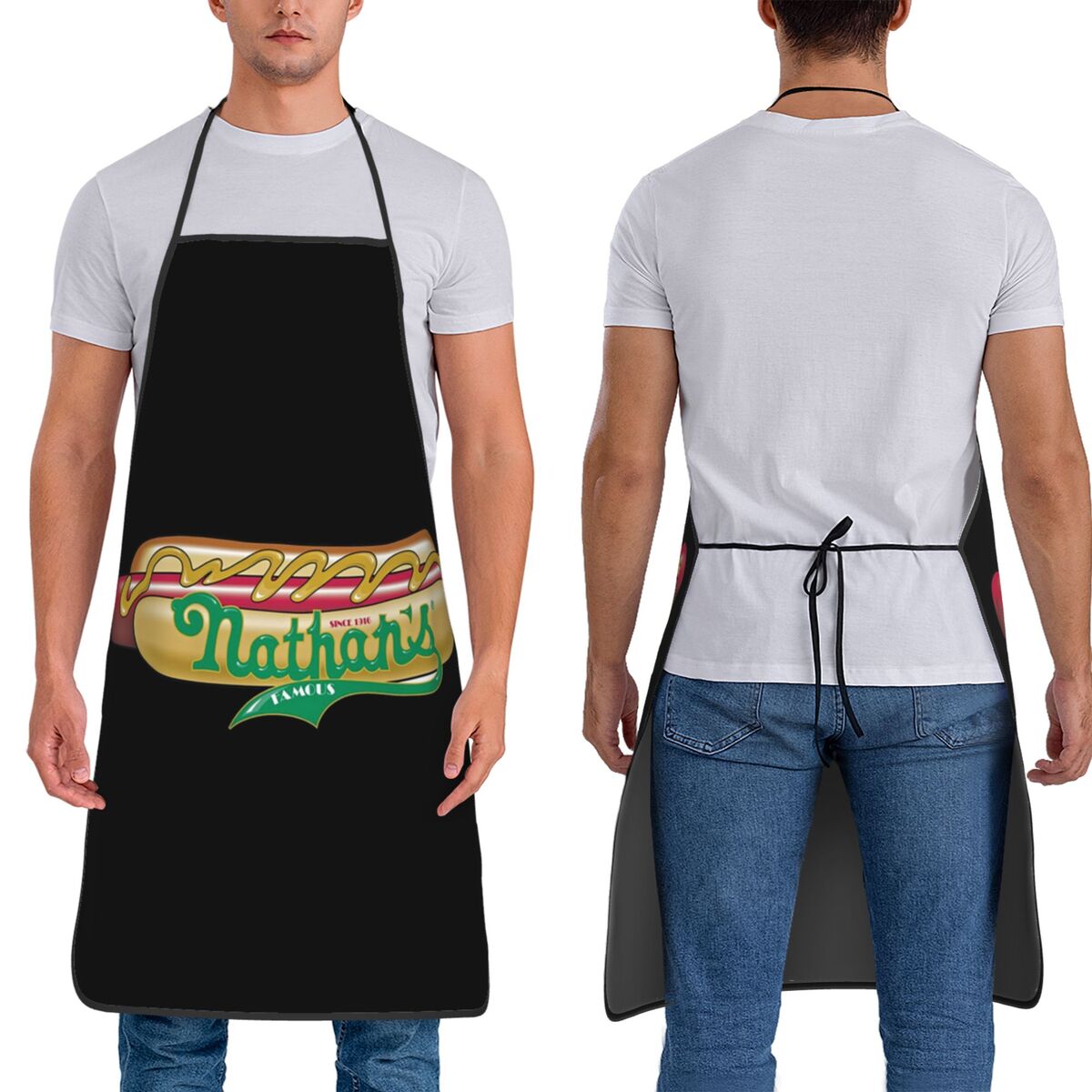 Nathans Coney Island (3) Apron - Kitchen Baking Island ulasan dan harga