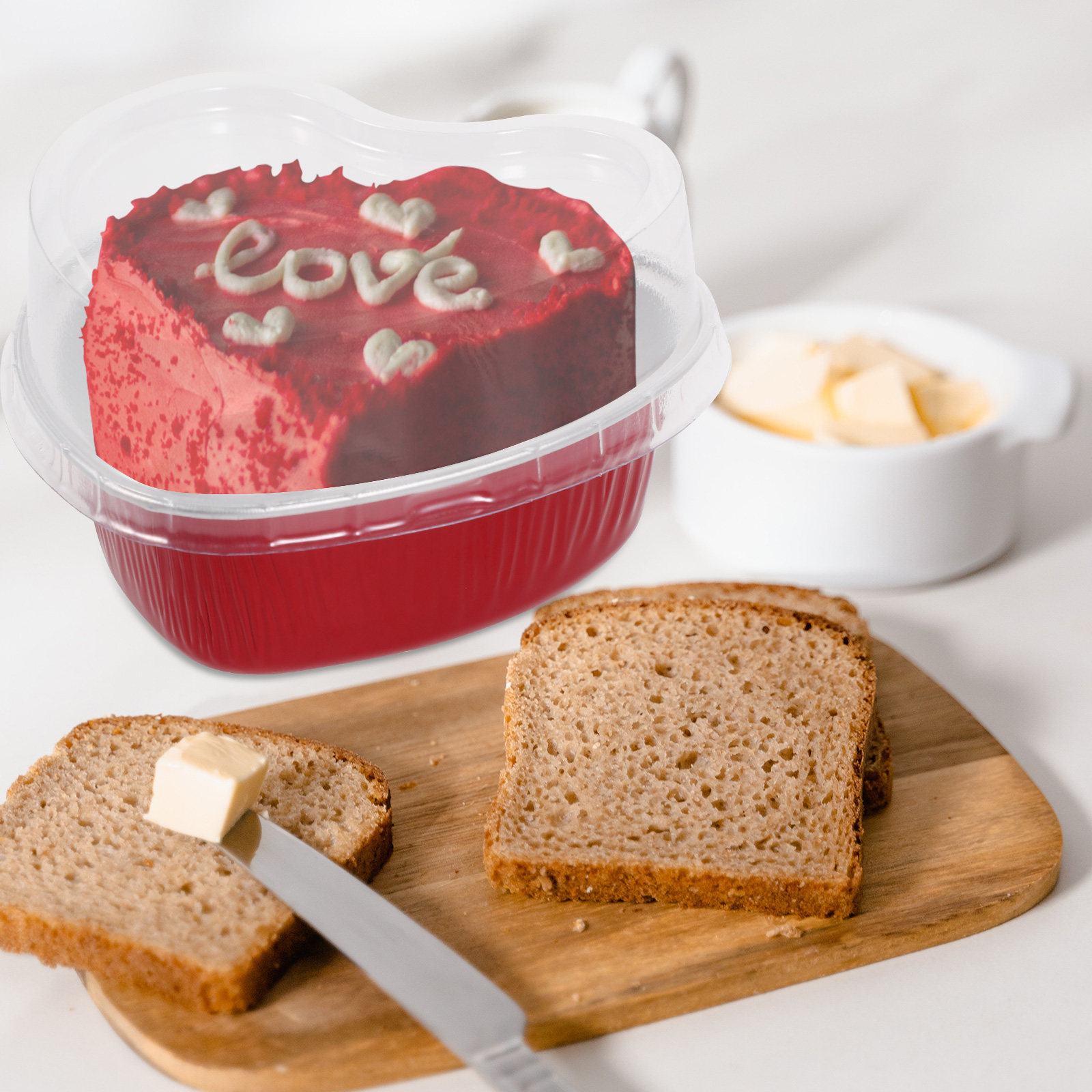 20Sets Aluminum Foil Heart Sha - Kitchen Baking Bowls ulasan dan harga