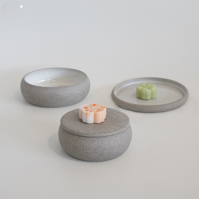 Vintage Creative Ceramic Salad - Cake Board Round ulasan dan harga