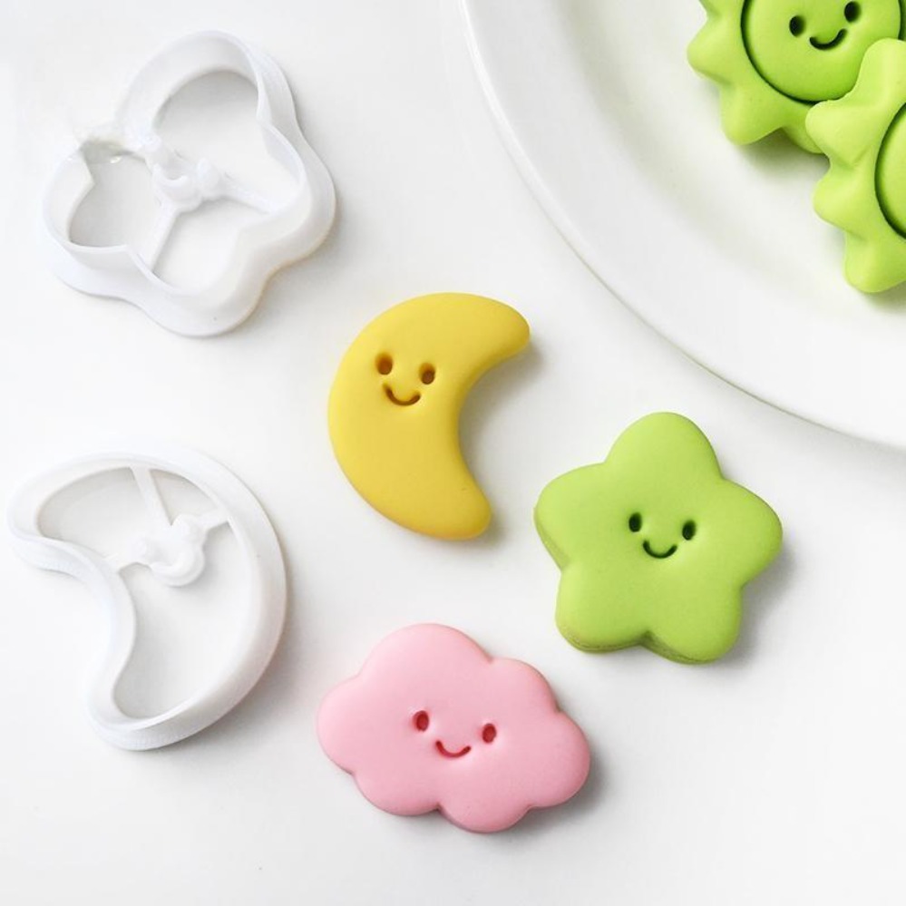 Cookie Cutters Moon Stars Sun  - Baking Kitchen Diy ulasan dan harga