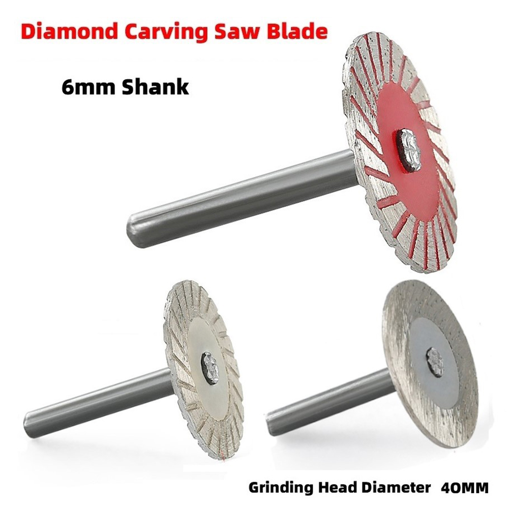 40mm Diamond Cutting Disc 6mm  - Rolling Pin Marble ulasan dan harga