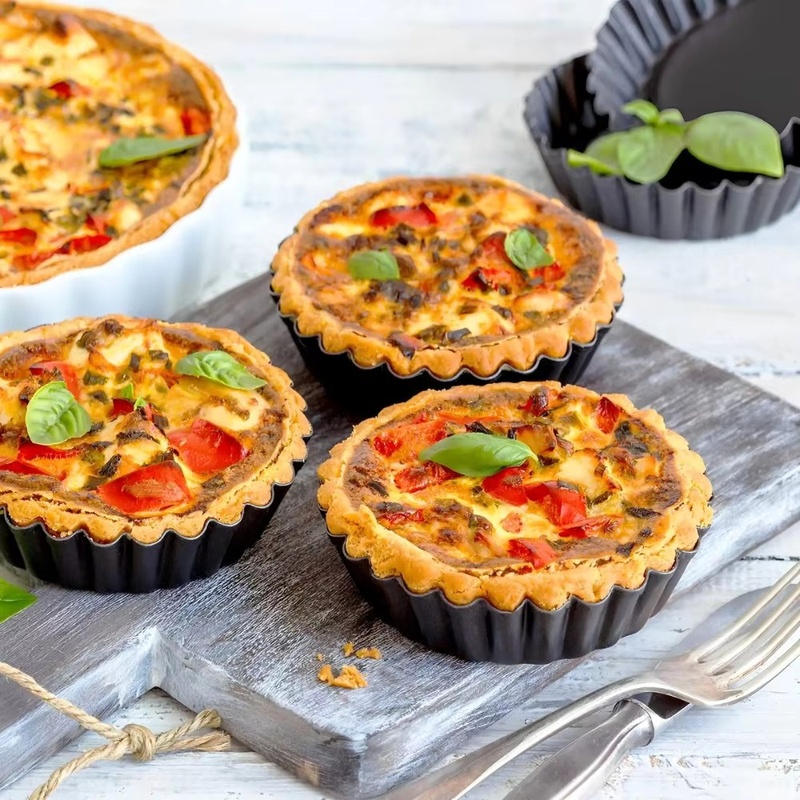 1pc Removable Bottom Fluted Ta - Kitchen Baking Tray ulasan dan harga