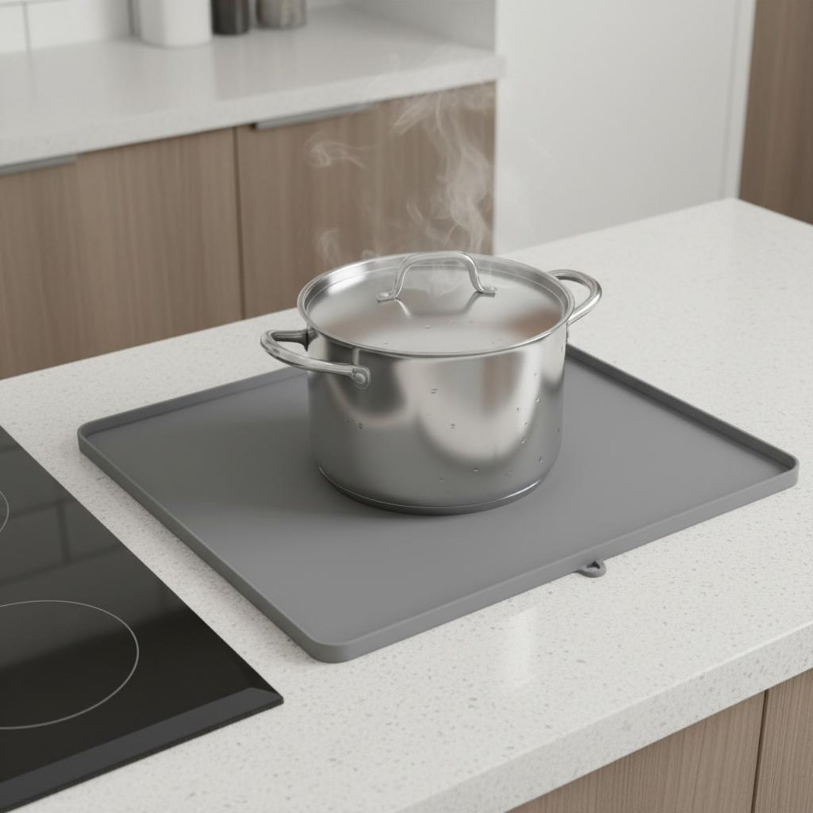Silicone Microwave Top Mat Fle - Kitchen Baking Tray ulasan dan harga