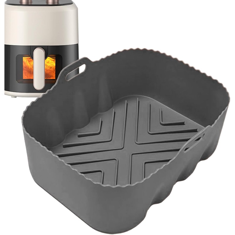Reusable Silicone Air Fryer Li - Kitchen Baking Tray ulasan dan harga